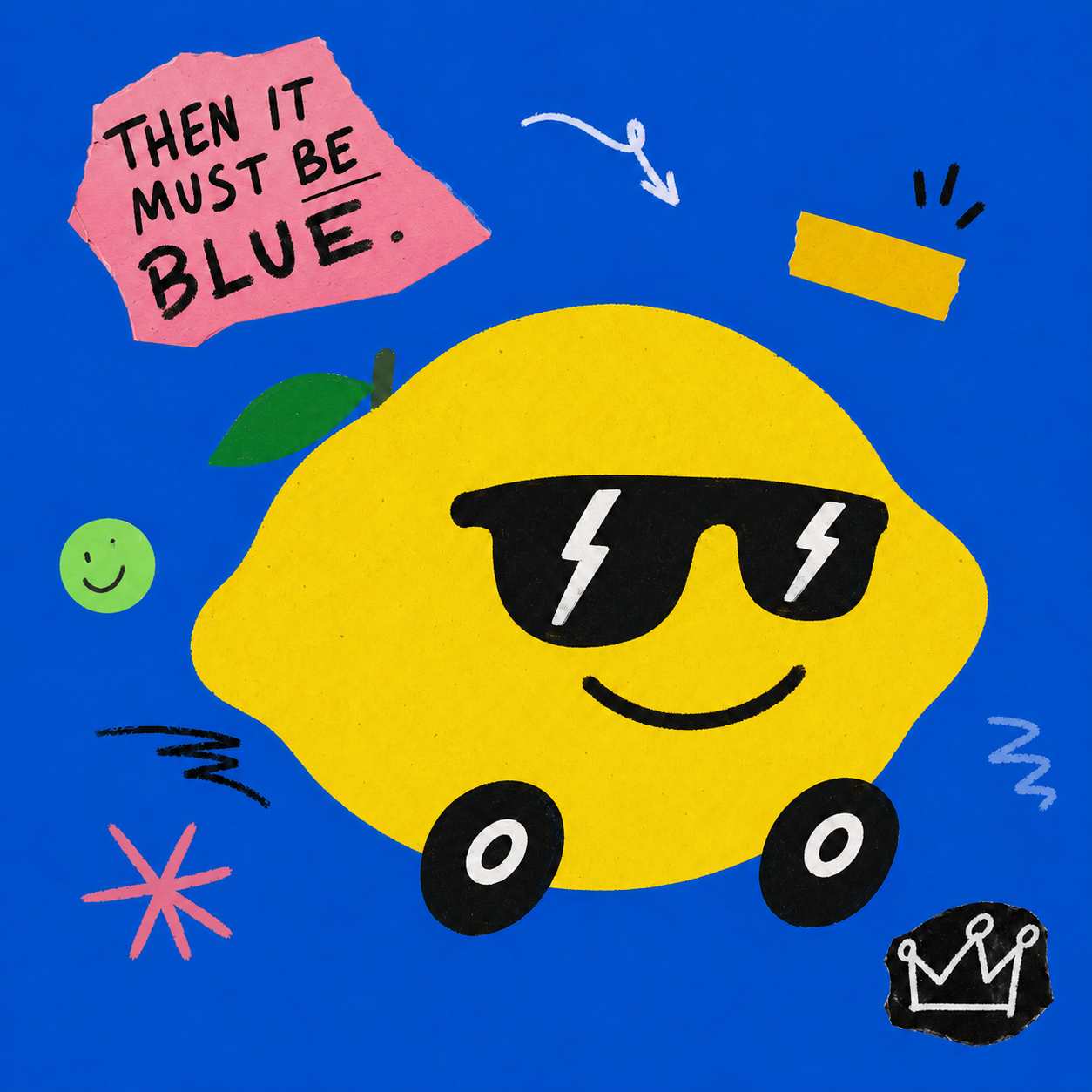 blue